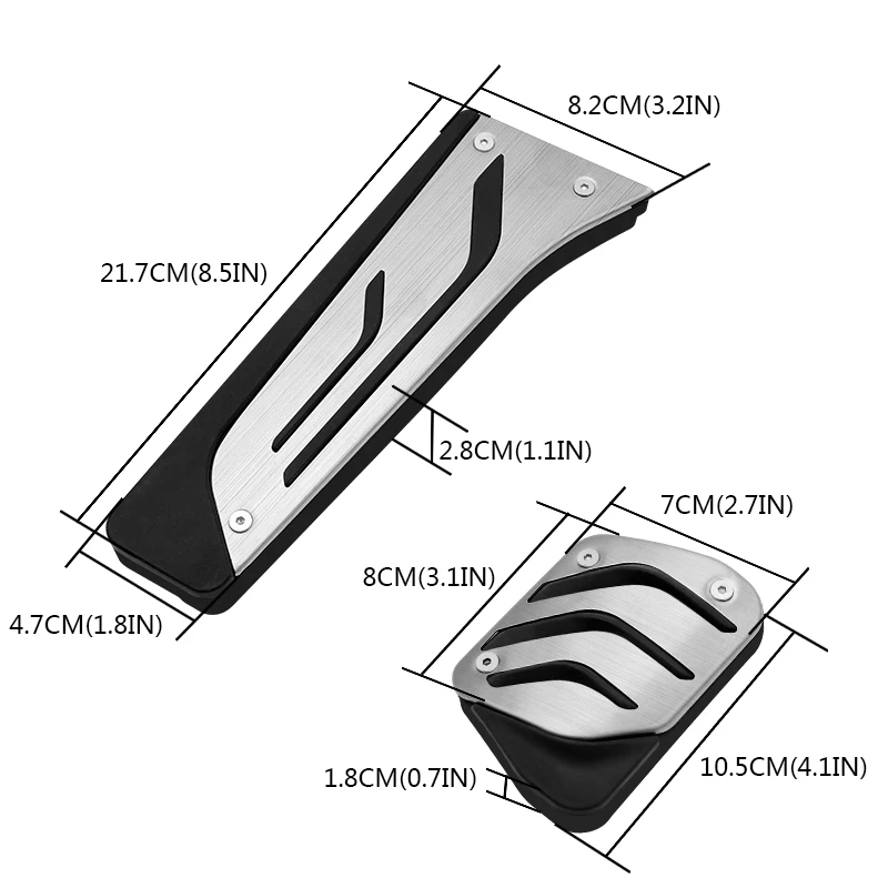 For BMW Non-Drilling Brake Accelerator Pedal Plate Pad For F30 F10 F20 E34 E39 E90 E60 E63 F12 E84 F25 1 3 5 6 X1 X3 X5 Series