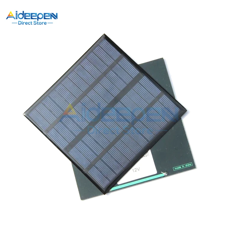 12V 250mA 3W Mini Solar Panel Small Solar Cells 18V Solar Charger For Home Application Solar Garden Lighting 145*145MM