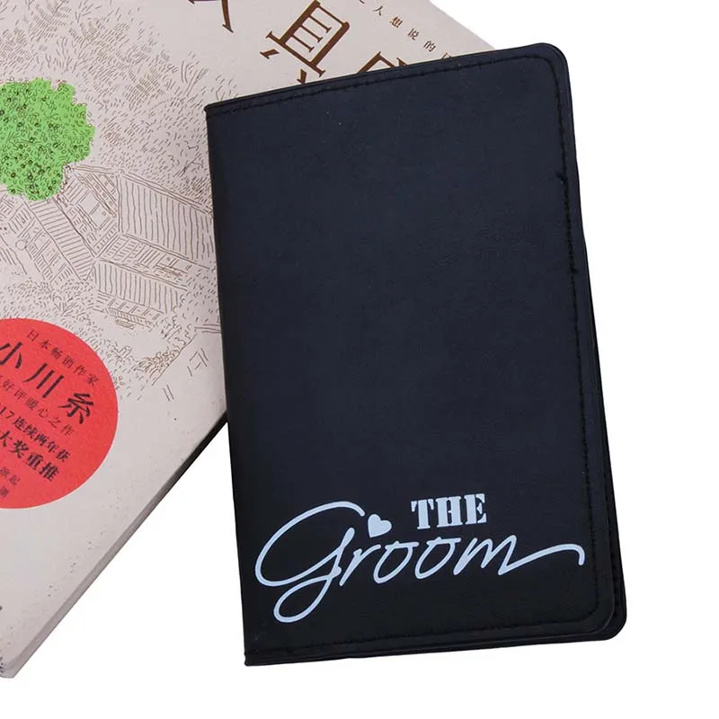 New Women Men Travel Credit Card Bride&Groom Lovers Passport Covers Card Case Holder Travel ID&Document Passport Holder