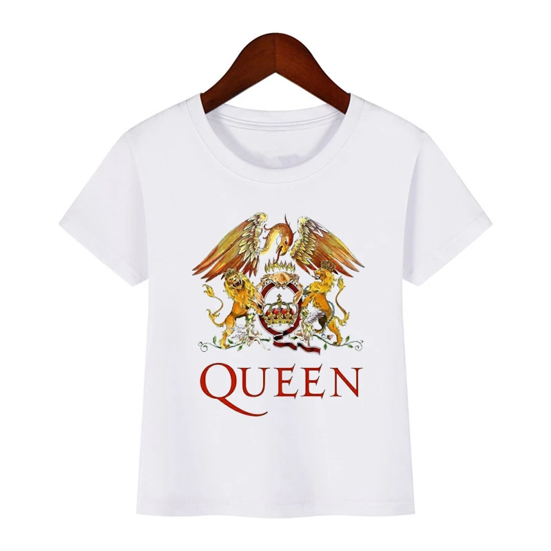 Children Clothes Rock Band Queen Freddie Mercury Print T Shirt Baby Boys And Girls Tops Funny Kids Summer Short Sleeve Shirt