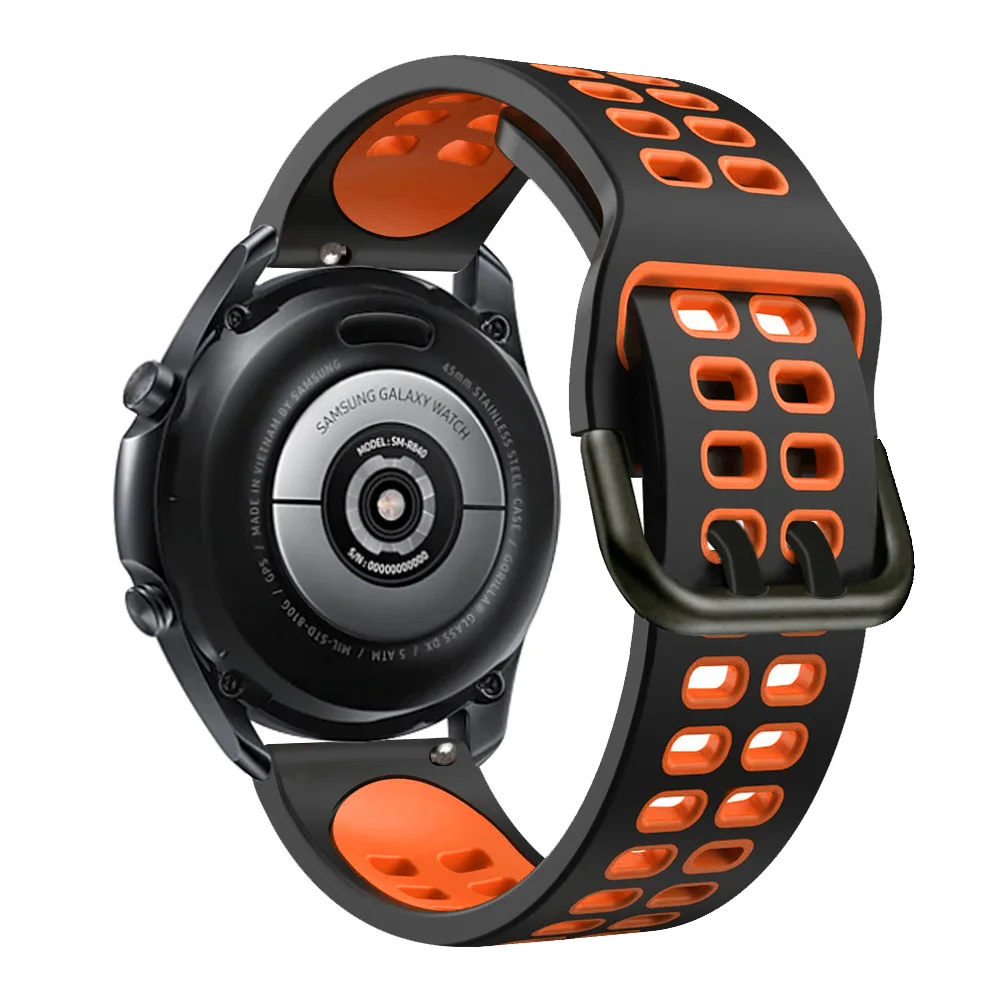 22 مللي متر سيليكون حزام الساعات لساعة هواوي 3 GT3 46 مللي متر GT2 GT 2e عداء 46 مللي متر معصمه سوار الشرف ساعة ماجيك 1 2 ساعة