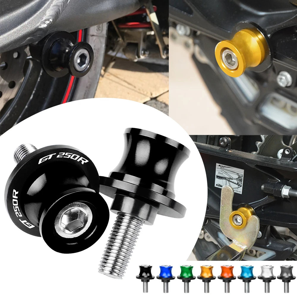 

8MM / 10MM Motorcycle Accessories Aluminum Swingarm Spool Slider Stand Screw For HYOSUNG GT650R GT 650R 2006 2007 2008 2009 2010