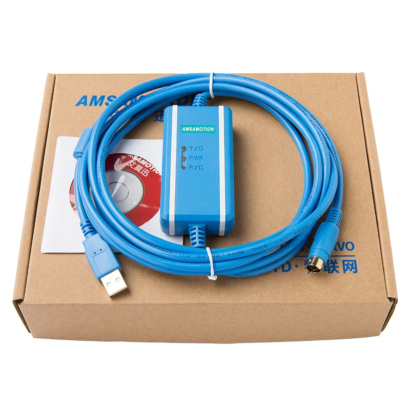 USBACAB230 for Delta PLC Programming Cable USB TO RS232 Adapter For USB-DVP ES EX EH EC SE SV SS Series Cable