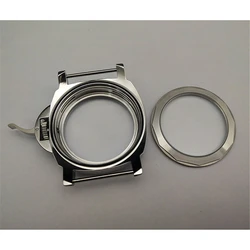 5ATM Polished Stainless Steel Watch Case for Eta 6497/6498 ST36 Watch Movement Repair Parts