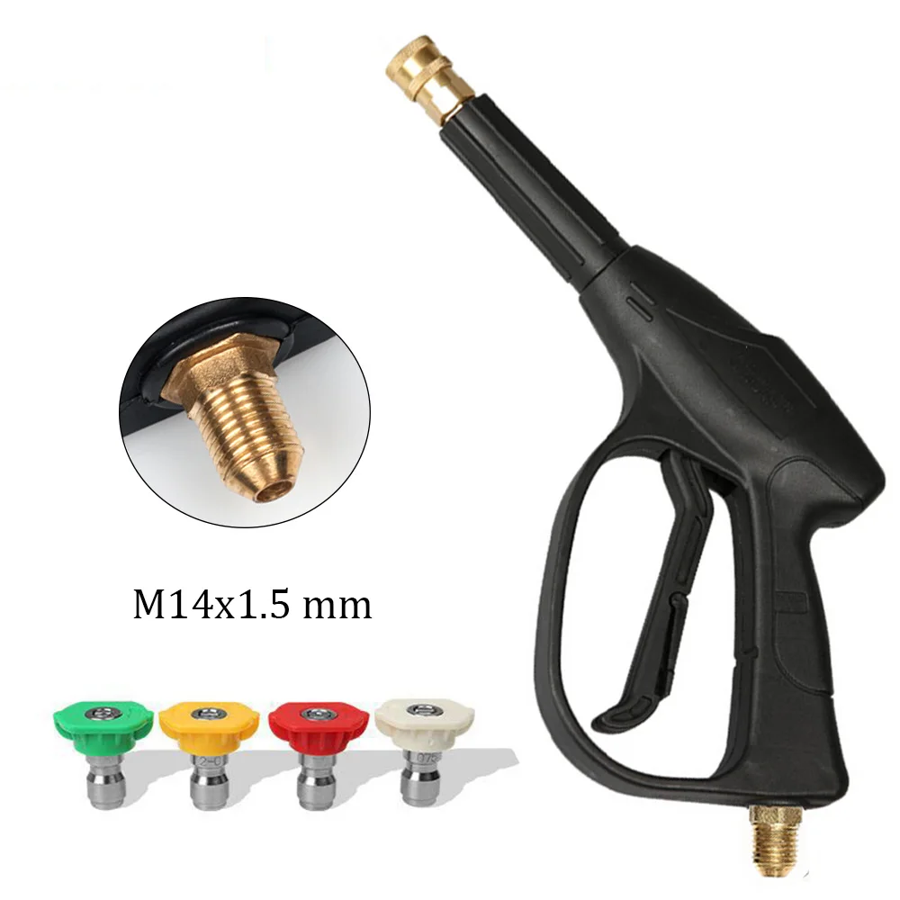 

High Pressure Washer 1/4" Quick Release Spray Gun Car Washing Gun M14 x 1.5 mm Connector 2000 PSI Water Guns Car Cleaning Tools