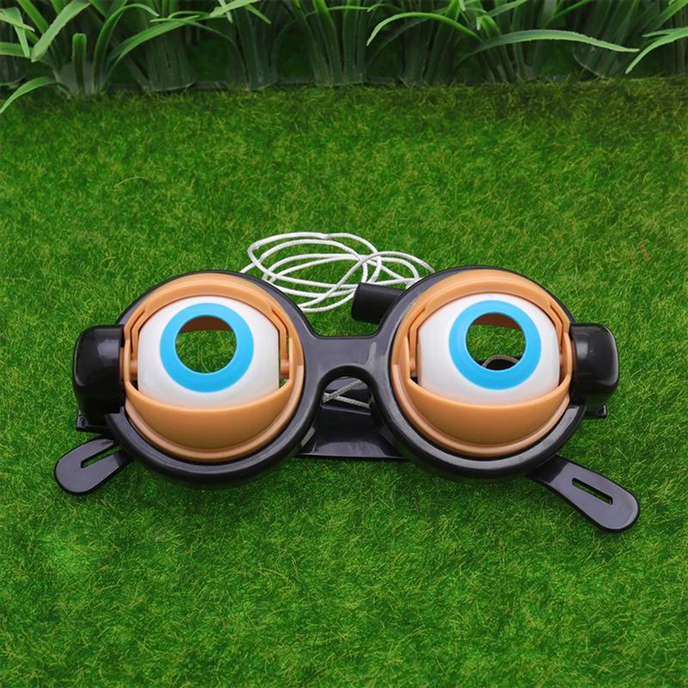 Crazy Eyes Glasses Toy Kids Party Favor Funny Pranks Glasses For Christmas Birthday Gift Entertainment Game Novelty Toys