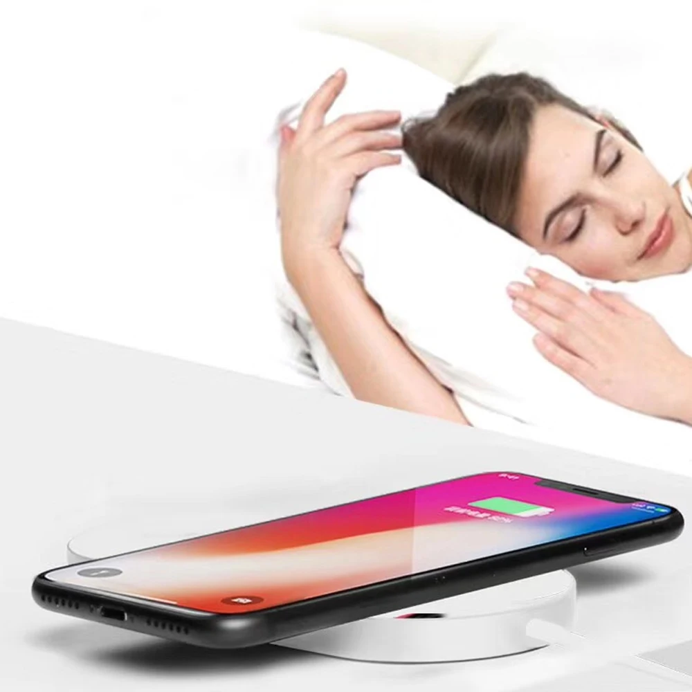 Mào Phụ Kiện Đồng Hồ Cho Dây Đồng Hồ Iwatch 4/3/2 1 Tề Không Dây Iphone X 8 Plus Samsung 10W Nhanh Ga