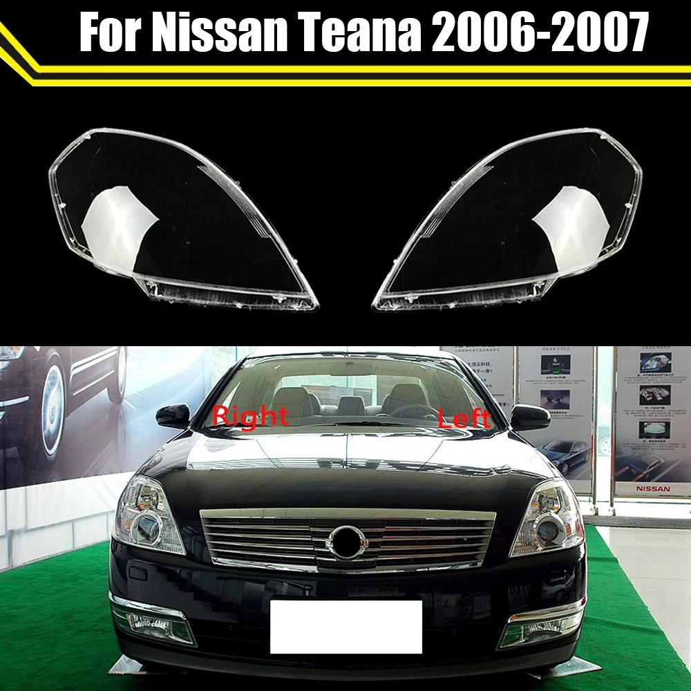 

Car Lens Clear Light Lamp Headlamp Shell Auto Transparent Lampshade Case Lampcover Headlight Cover For Nissan Teana 2006 2007