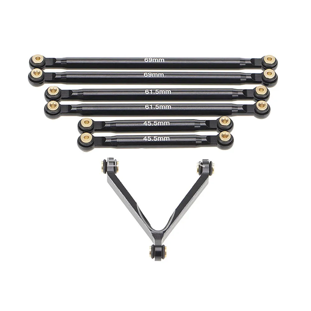 RC Car Rod Link Linkage Pull Rod Tie Rod Kit for 1/24 Axial SCX24 C10 RC Car Shell Accessories Durable And Wear-Resistant