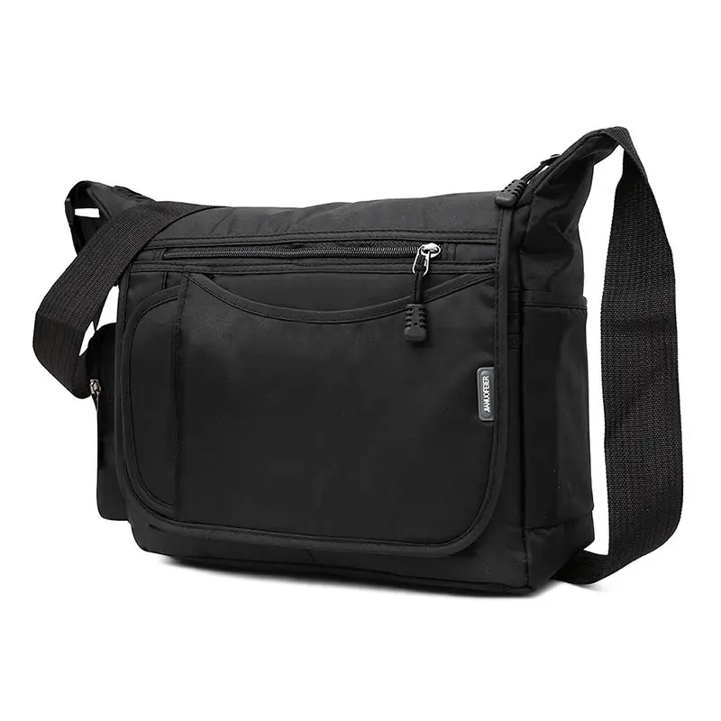 Men\'s Shoulder Bag Messenger Bag Nylon Material British Leisure College Style Multifunctional High Quality Design Large Capacity