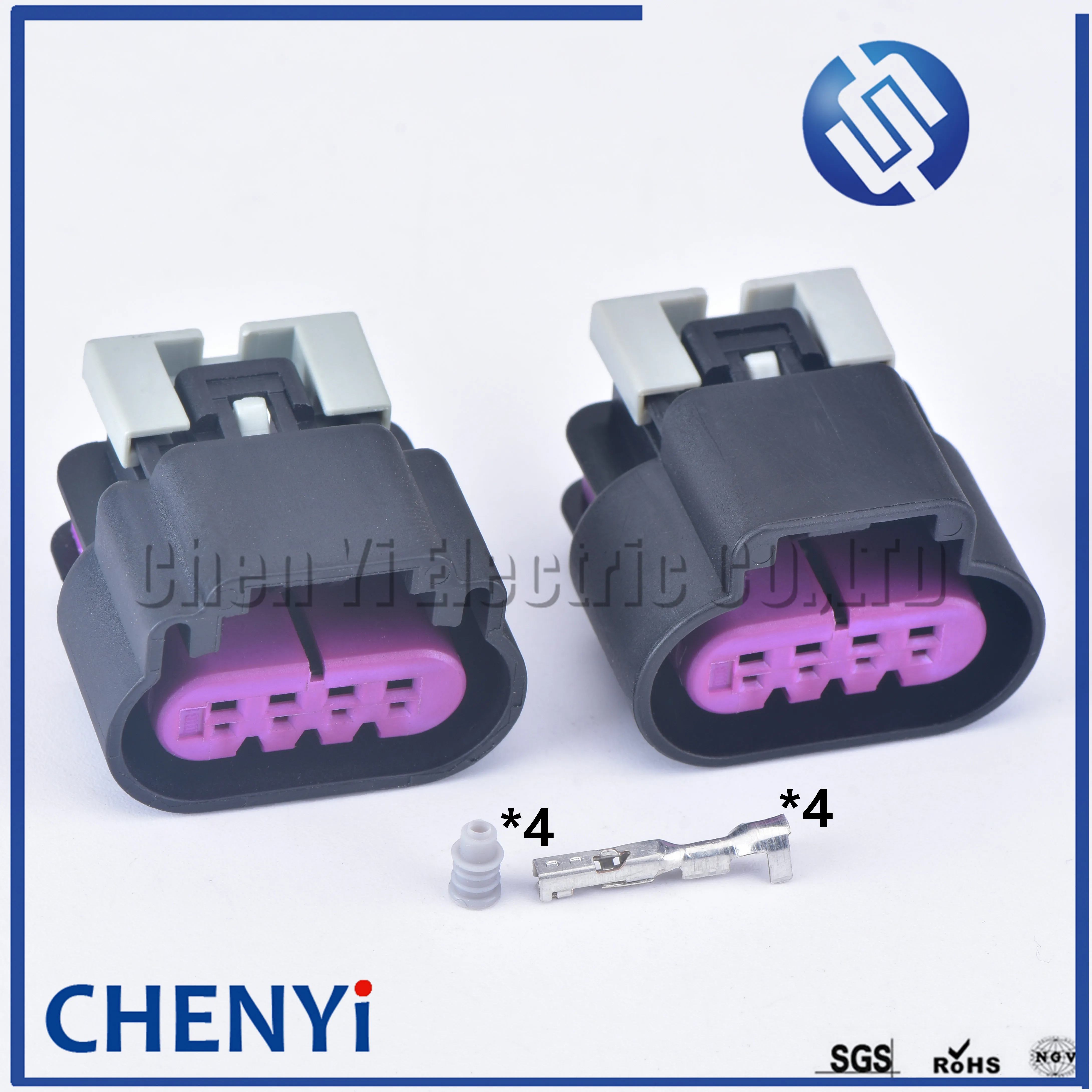 4 pin female auto waterproof ignition coil plug oxygen sensor connector 15487756 15466325 GT series socket For Buick Chevrolet