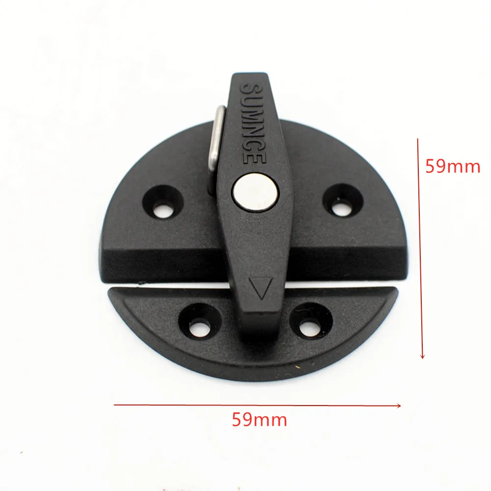 Nylon Boat Door Cabinet Round Turn Button Twist Catch Latch Marine Hardware Accessories