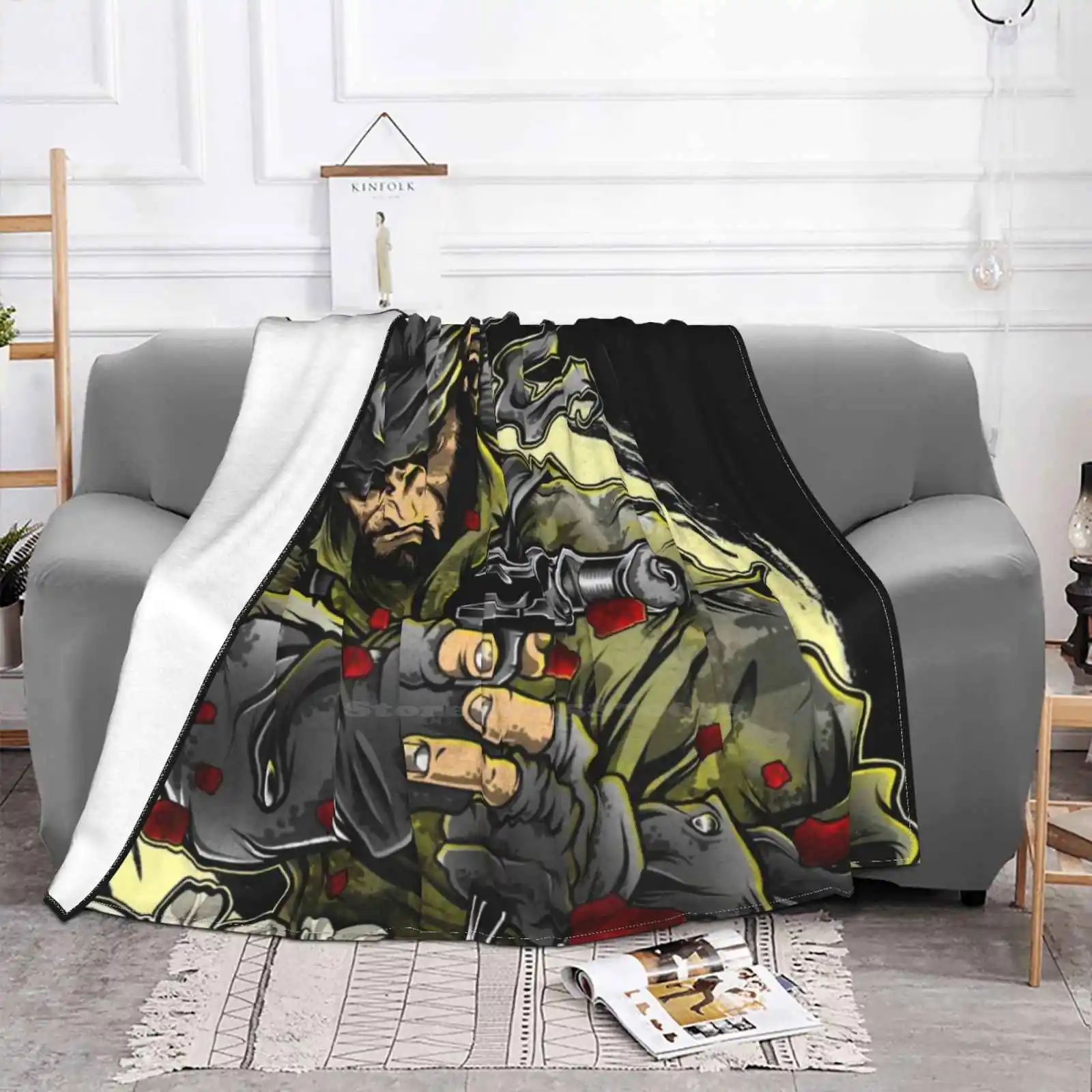 Snake Eater Creative Design Light Thin Soft Flannel Blanket Metal Gear Solid Metal Gear Solid 3 Snake Eater Snake Eater Snake