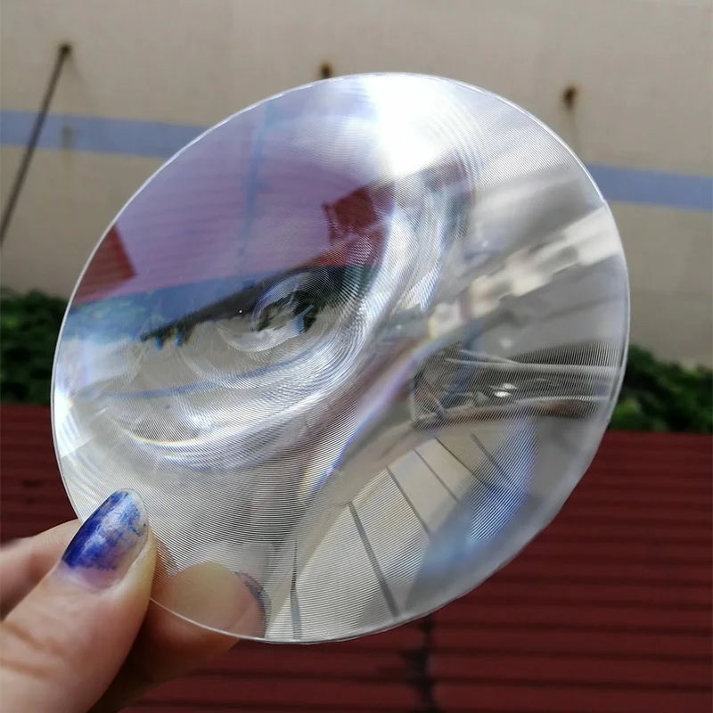 Custom Fresnel lens Diameter 95 mm Focal length 100/110/120mm Round PMMA Fresnel lens
