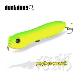 Hunthouse Trairao Pencil Fishing Lure WTD Hard Bait Floating 110mm21g 130mm32g Surface For Bass Pike Lure Saltwater Fish Tackle