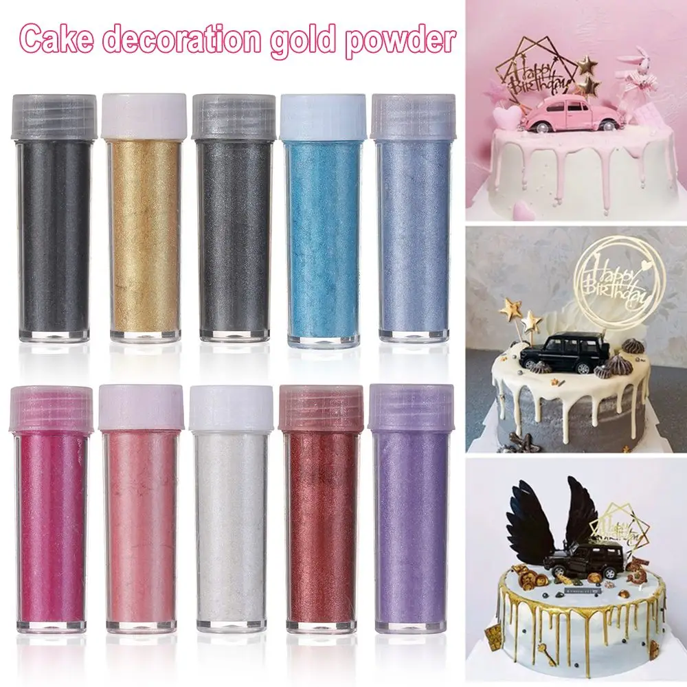 2g Macaron Baking Color Bakeware Mousse Cake Glitter Powder Cake Decorating Tool Golden Powder Chocolate Decoration