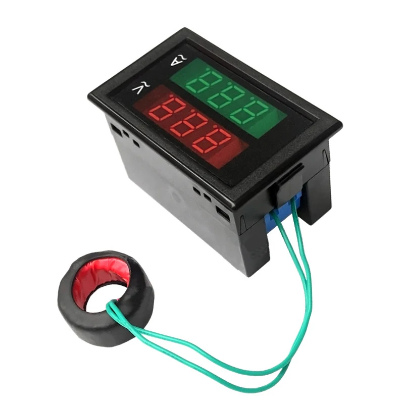 

1pcs DL85 80-300V 200-450V 0-99.9 200A AC Digital Voltage Ammeter Current Tester Meter Voltmeter Dual Display Red Blue green LED