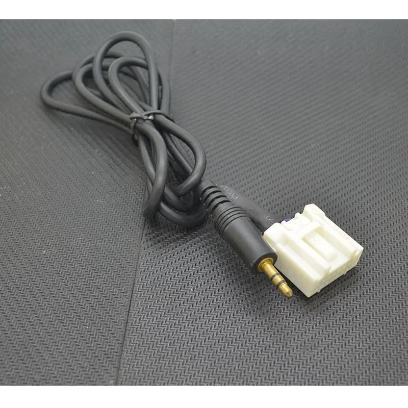 New DIY 3.5mm AUX Audio CD Male Interface Adapter Cable For Phone Music Player For Mazda 2 3 5 6 2006 2007 2008 2009 - 2013