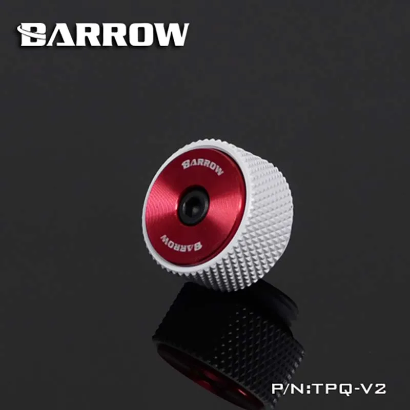 Barrow PC water cooling fittings Manual Exhaust Valve Vent Black/White/Silver Ring Fitting for computer cooling TPQ-V2