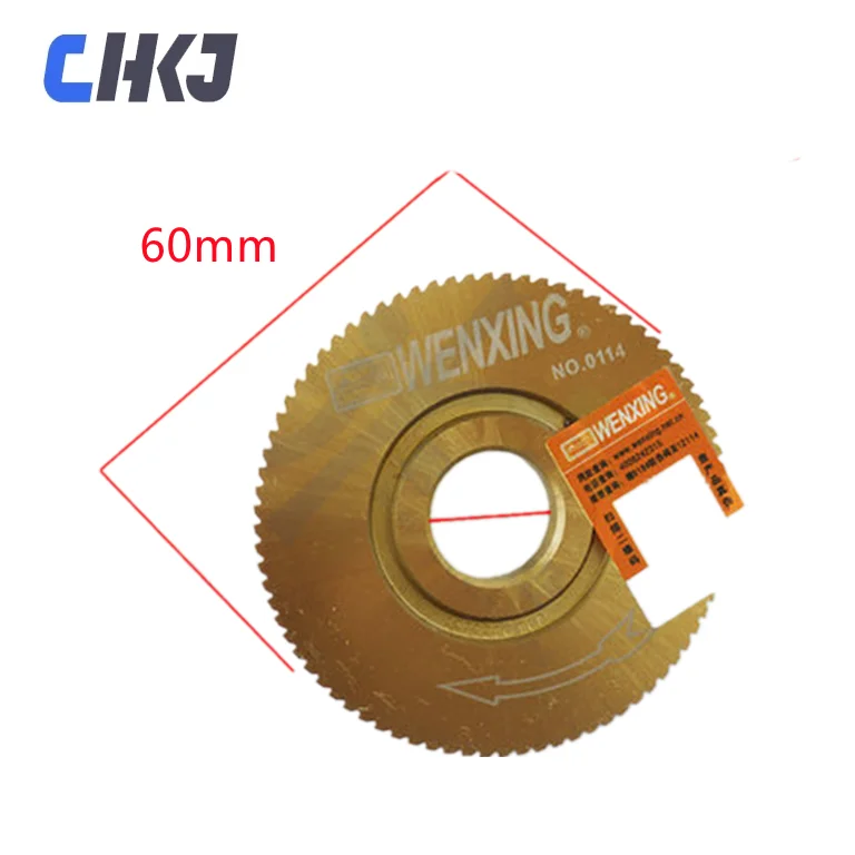 CHKJ For Wenxing single-head horizontal keying machine milling cutter 0114 plane milling cutter 80 teeth all-ground single-sided