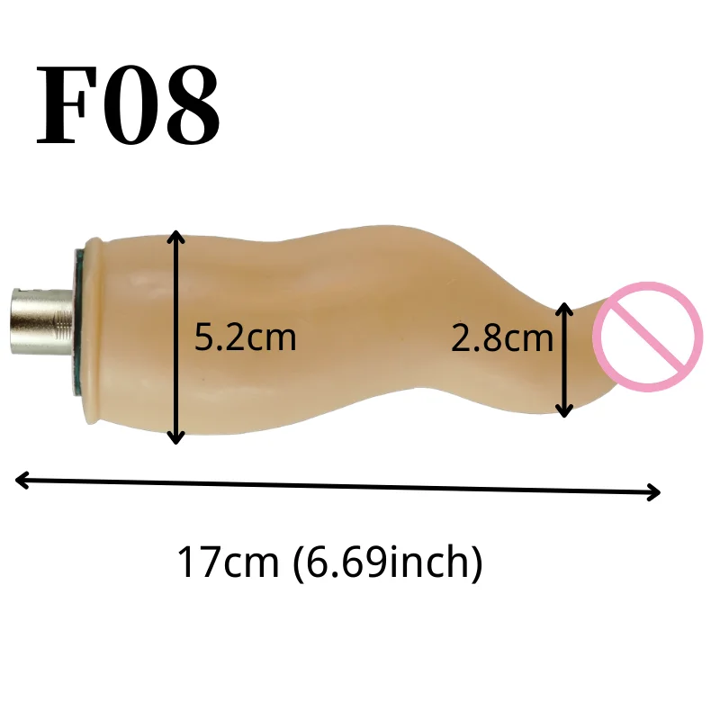 Fredorch 19 Types Flesh-colored Sex Machine Attachment Dildo 3XLR Sex Love Machine Penis Accessories For Women Sex Product Dildo view 5