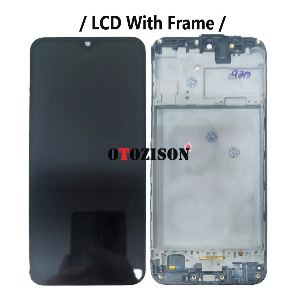 Super AMOLED M31 LCD With Frame For Samsung Galaxy M31 M315 Screen Display SM-M315F/DS SM-M315F/DSN LCD Touch Digitizer Assembly