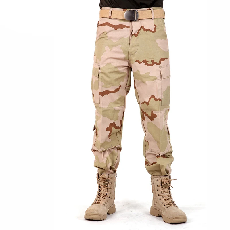 Men Camouflage Pants Hunting Hiking Cargo Pants  Outdoors Male Tactical Camo Climbing Camping Pants XS-XXL Plus Size