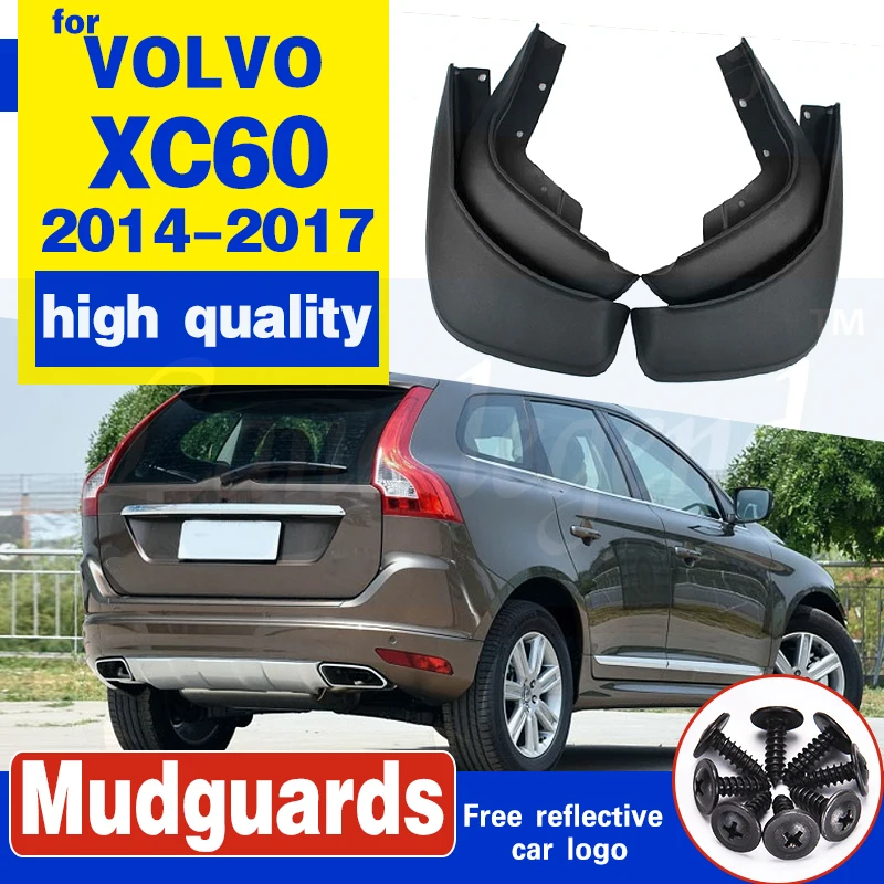 Set OEM Splash Guards Mud Flap Mudguards Fender Fitment Car Mud Flaps For VOLVO XC60 2014-2017 31359689/90 Mudflaps 2015 2016