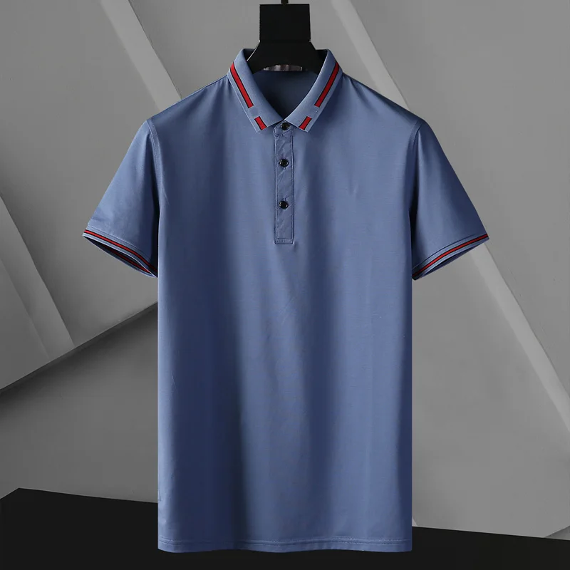 Brand Pop Men's Polo Shirt For Men Desiger Polos Men Cotton Short Sleeve Shirt Clothes Jerseys Plus Size M- XXXL