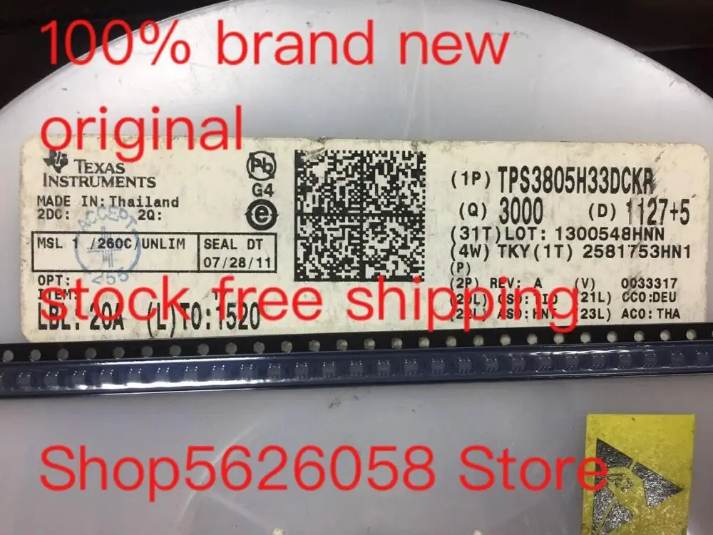 

10PCS/LOT TPS3805H33DCKR SOT23-5 100% new original freeshipping