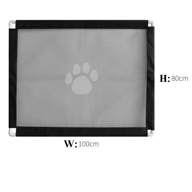 Dog Cat Fences Portable Foldable Mesh Safe Guard Indoor Outdoor Safety Isolation Network Pet Gate for Baby Children Dogs