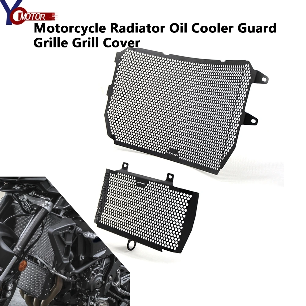 For YAMAHA MT-10 SP 2016-2019 2017 2018 2019Motorcycle Radiator Oil Cooler Guard Grille Grill Cover mt MT10 FZ-10 fz10 2016 2017