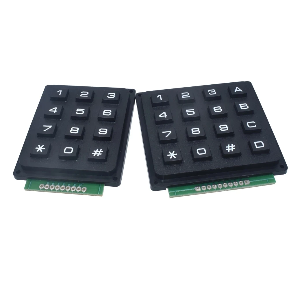 12 16 Key 4*4 4*3 Membrane Switch Keypad 4 x 4 4 x 3 Matrix Array Matrix keyboard membrane switch keypad for arduino