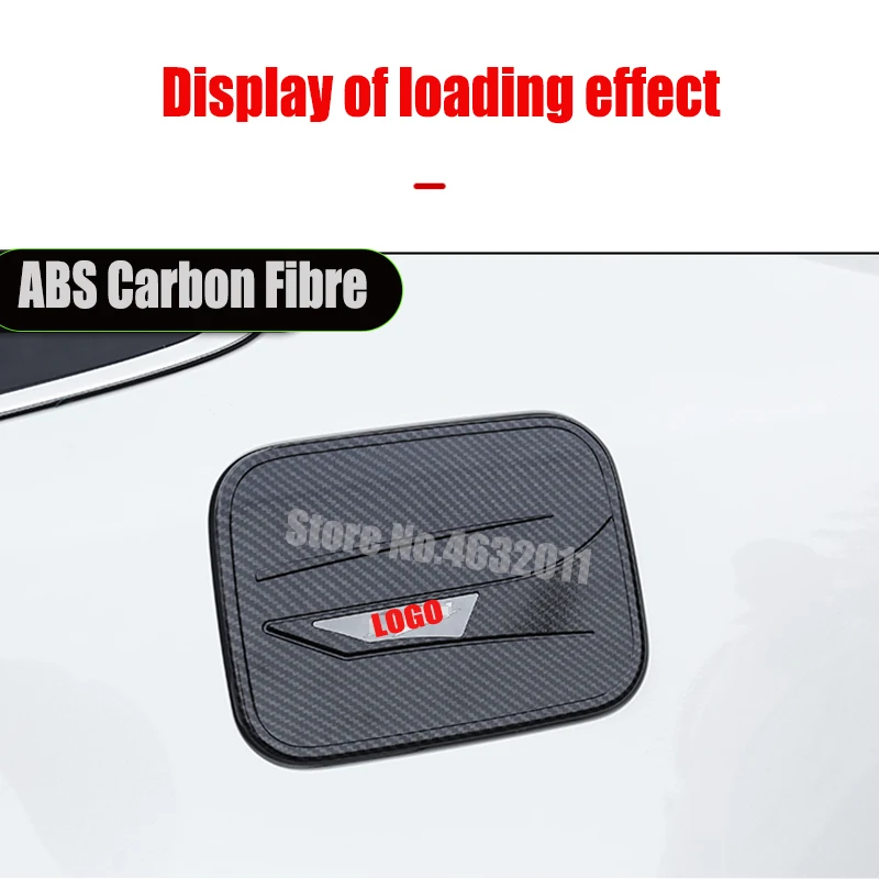 

For Toyota Corolla Sedan 2019 2020 ABS Carbon fibre/Chrome Car Fuel tank Cover Sticker Cover Trim Car Styling Accessories 1pcs