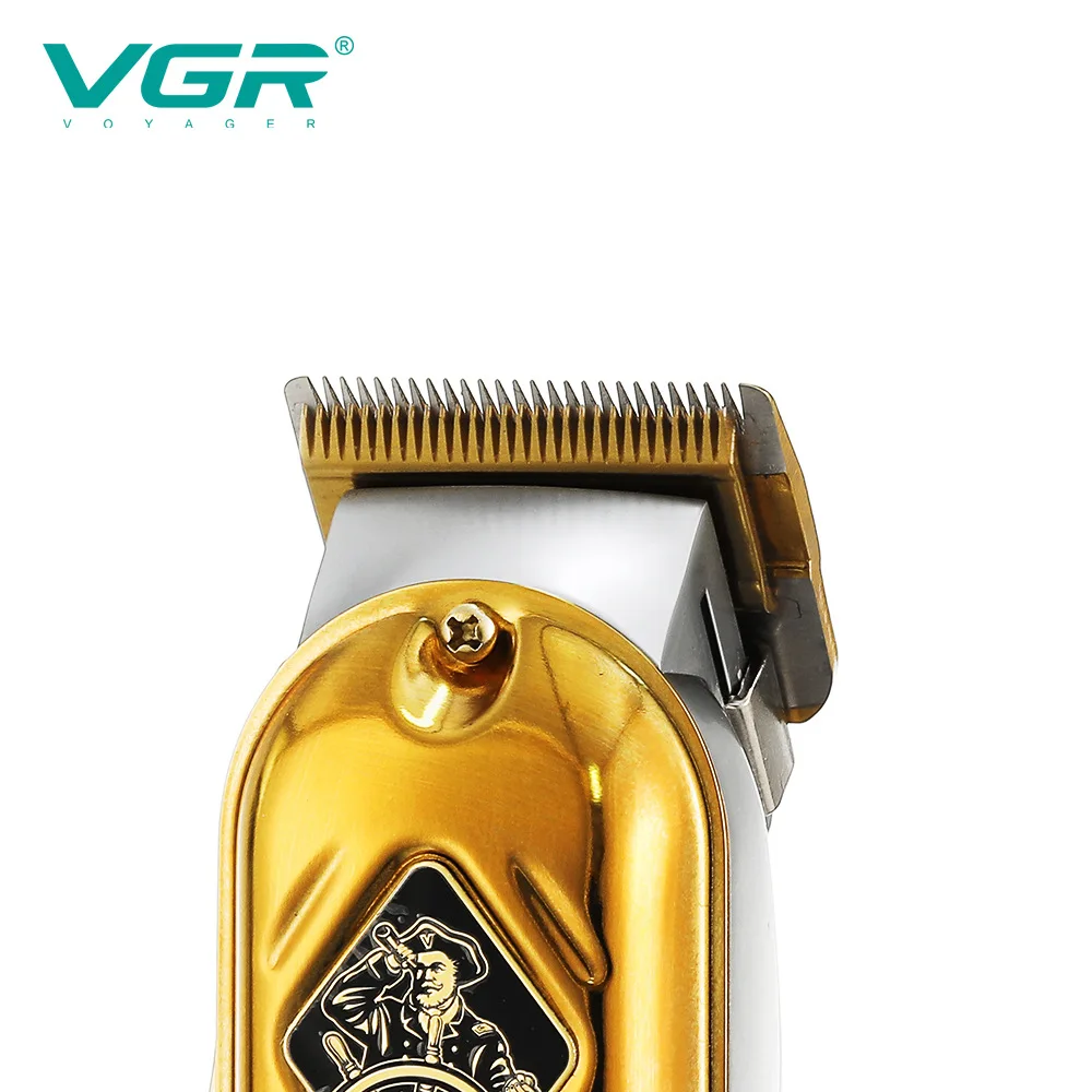VGR 267 Hair Clipper มืออาชีพตัดผมใหม่ดิจิตอลจอแสดงผลโลหะไฟฟ้า Clipper Trimmer สำหรับชายสำหรับผม VGR V267