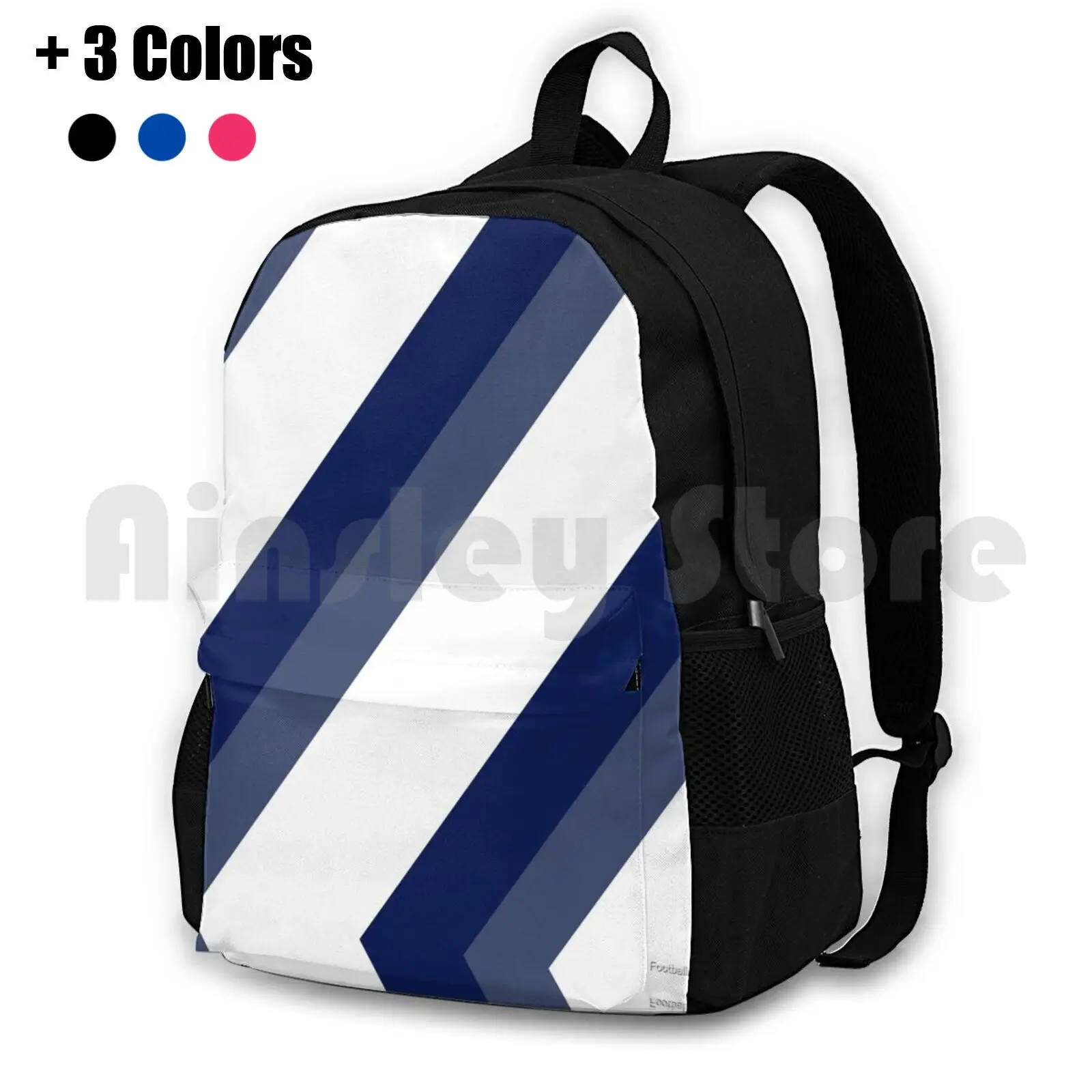 Spurs Outdoor Hiking Backpack Riding Climbing Sports Bag Colours Football Footy Sport Soccer Park Pattern Bar Stripe Stripes