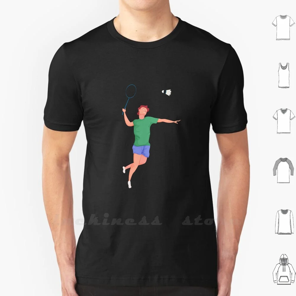 Badminton Player Hit 2 T Shirt Cotton 6Xl Badminton Love Tennis Gymnastics Baseball Trackandfield Studentathleteconnect Rugby