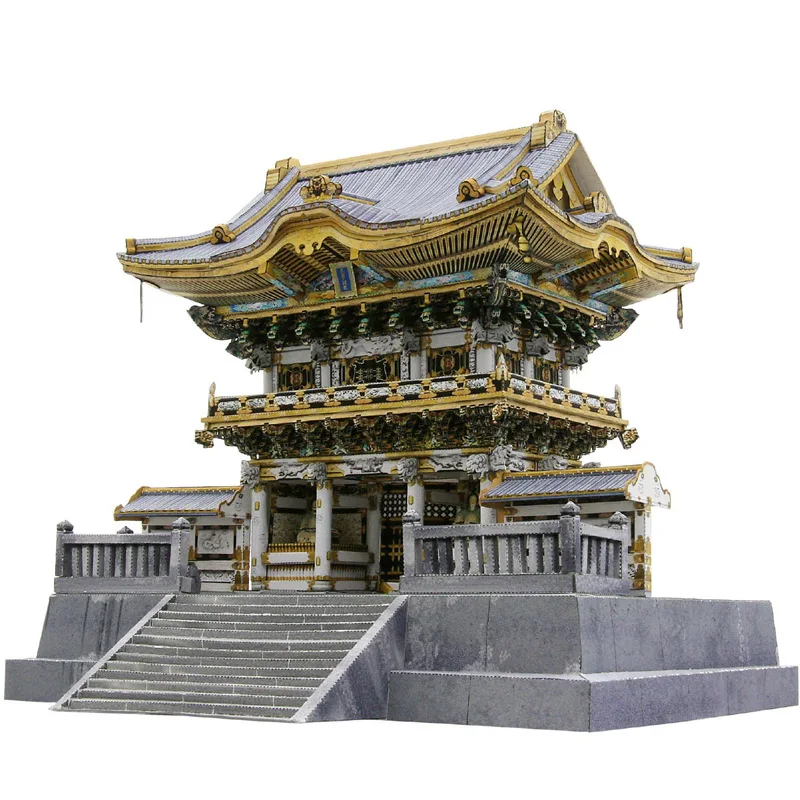 Japan Toshogu Shrine World Classic Building 3D Paper Model DIY