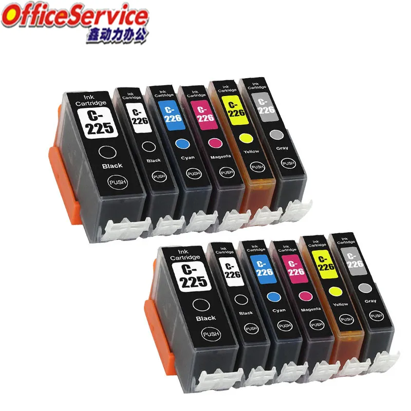 

PGI-225 PGI225XL CLI-226 Ink Cartridge Compatible For Canon IX6520 MG8120 MG8220 MG6120 MG6220 MG5320 IP4920 printer