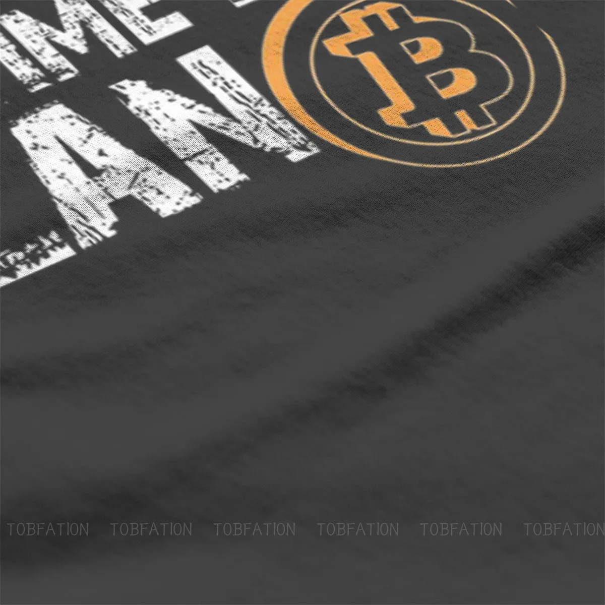 Bitcoin Art Satoshi Nakamoto It\'s Time For Plan B TShirt Men Gothic Big Size Casual Crewneck Cotton T Shirt 2020