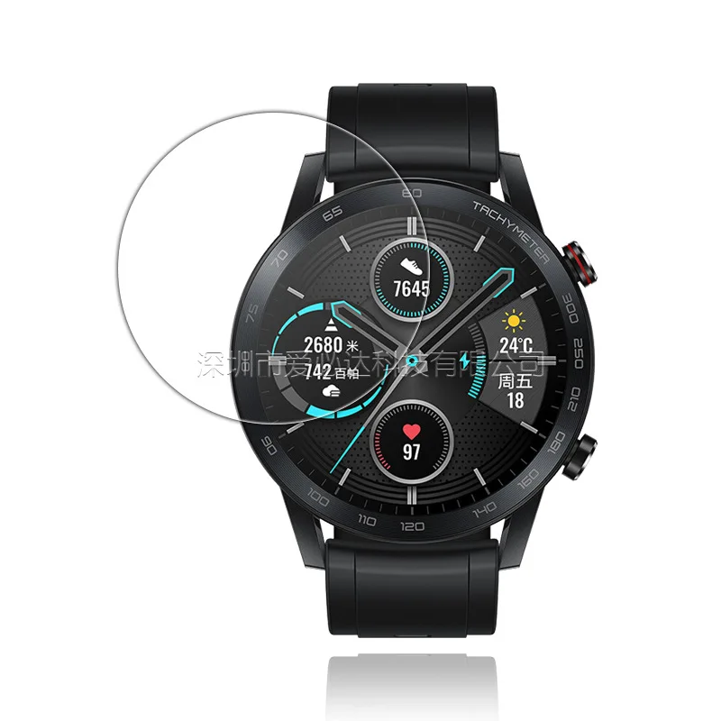 2 Buah 2.5D Jam Tangan Pelindung Layar Kaca Tempered untuk Huawei Honor Jam Tangan Ajaib 2 Jam 2 46Mm Film Pelindung