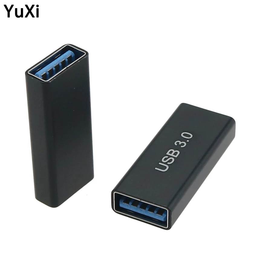 USB 3.0 Adapter Coupler Female to Female Adapter Super Speed USB 3.0 Extender Connection Converter Data transmission connector