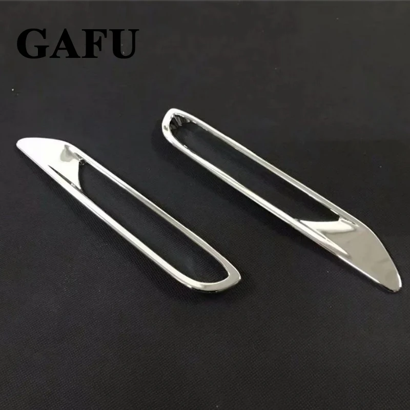 Car Styling For nissan qashqai j11 2017 2018 2021 Rear Fog Light Cover trim Tail Fog Lights Cover Frame ABS chrome Accessories