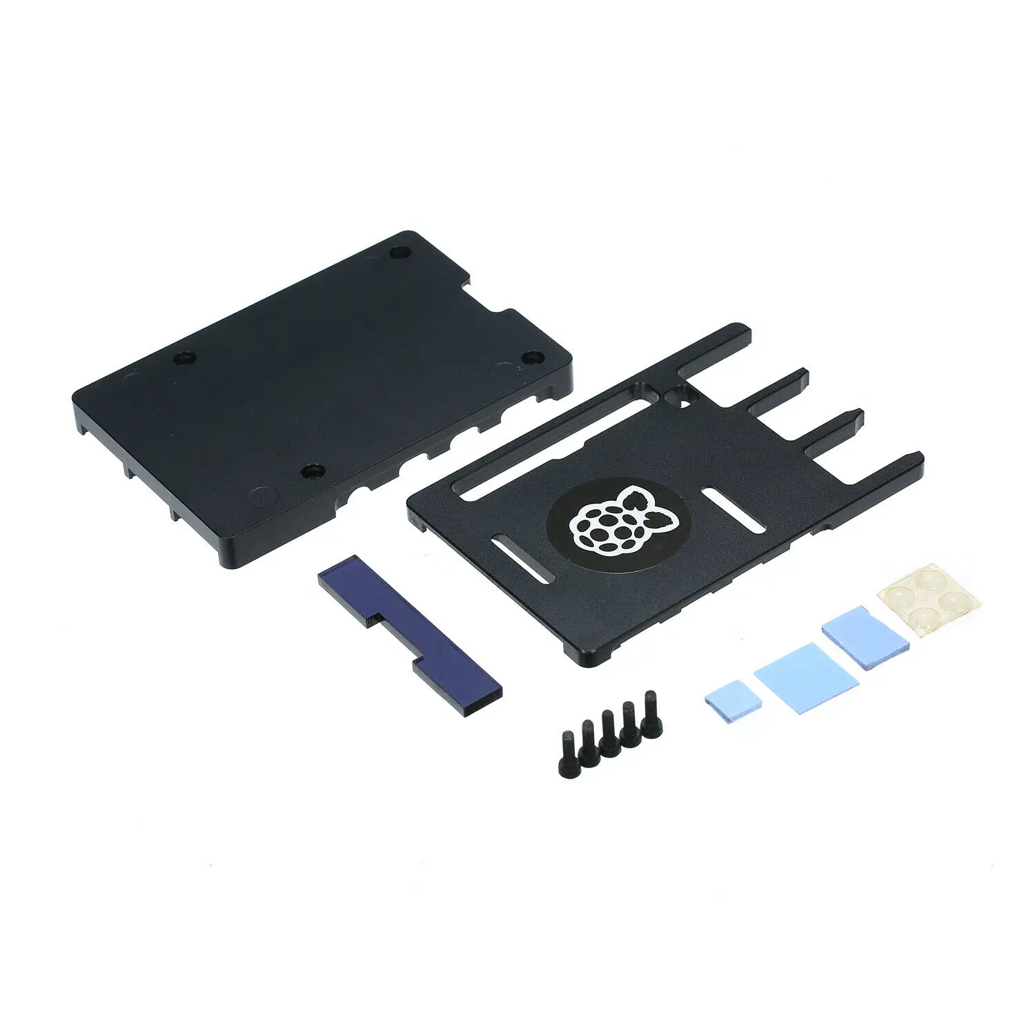 Корпус из алюминиевого сплава для Raspberry Pi 4 Model B, 3,5 дюйма, USB-дисплей, сенсорный экран для Raspberry Pi 4