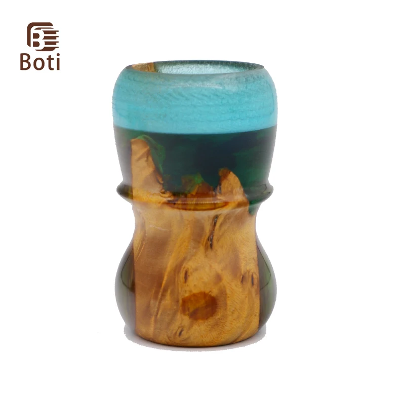 Boti Borstel-Scheren Product Desert Borstel Handgemaakte Hout Hars Handvat Mannen Ochtend Reinigen Baard Gereedschap Kit