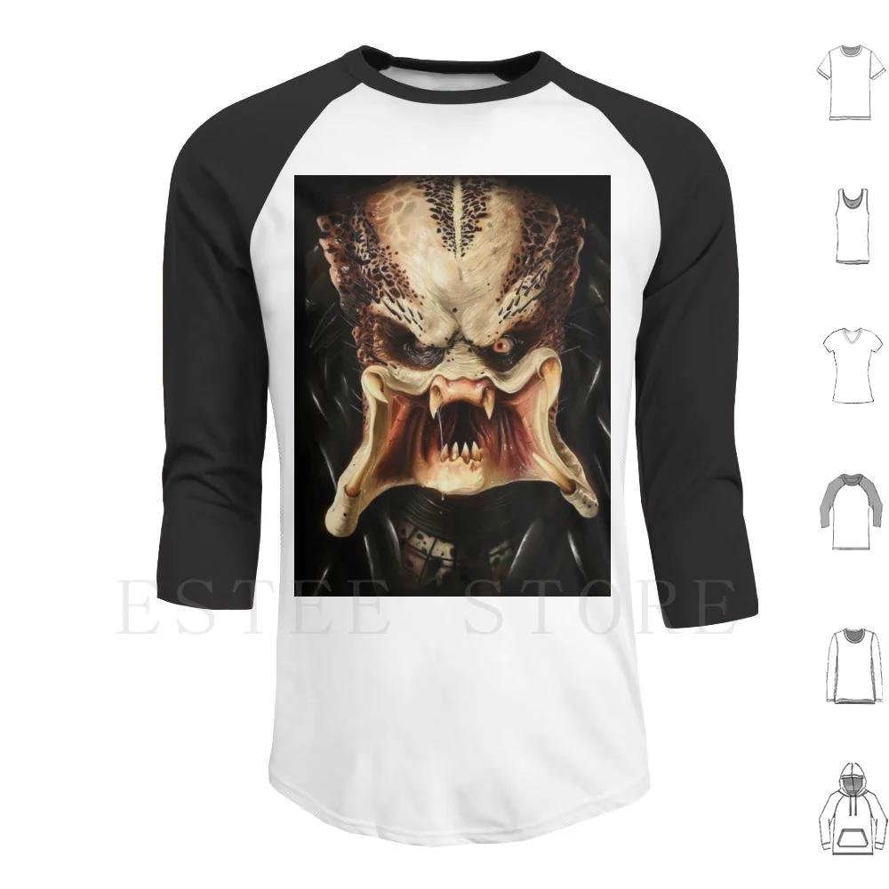 Halloween Hoodies Lange Mouwen Halloween Eng Griezelig Glimlach Beangstigend Monster Bang Dark Nightmare Grappig Halloween