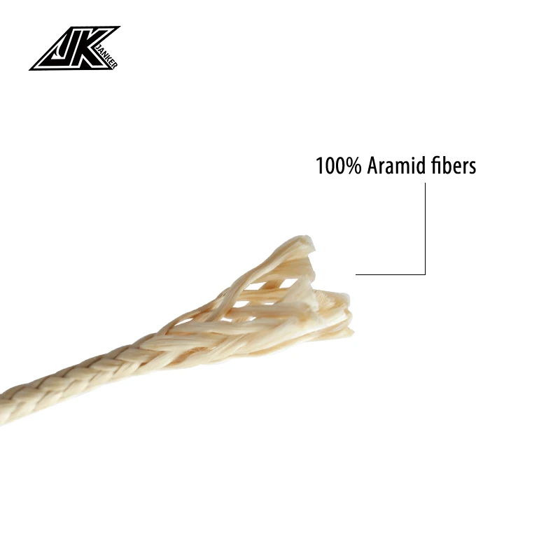 JK Línea de pesca de Kevlar trenzada – Asistencia de núcleo hueco para jigging