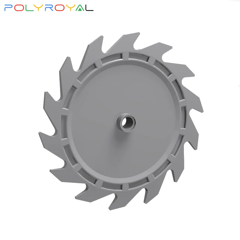 POLYROYAL Building Blocks Technology parts 9x9 72mm flywheel saw blade moc 1 PCS Educational toy for children 61403