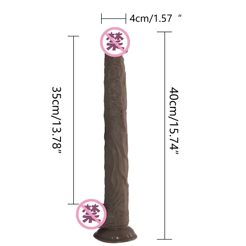 40*4CM Super Huge Dildos For Women Strapon Long Giant Realistic Dick With Suction Cup Big Soft Penis Lady Anal Butt Plug Sex Toy