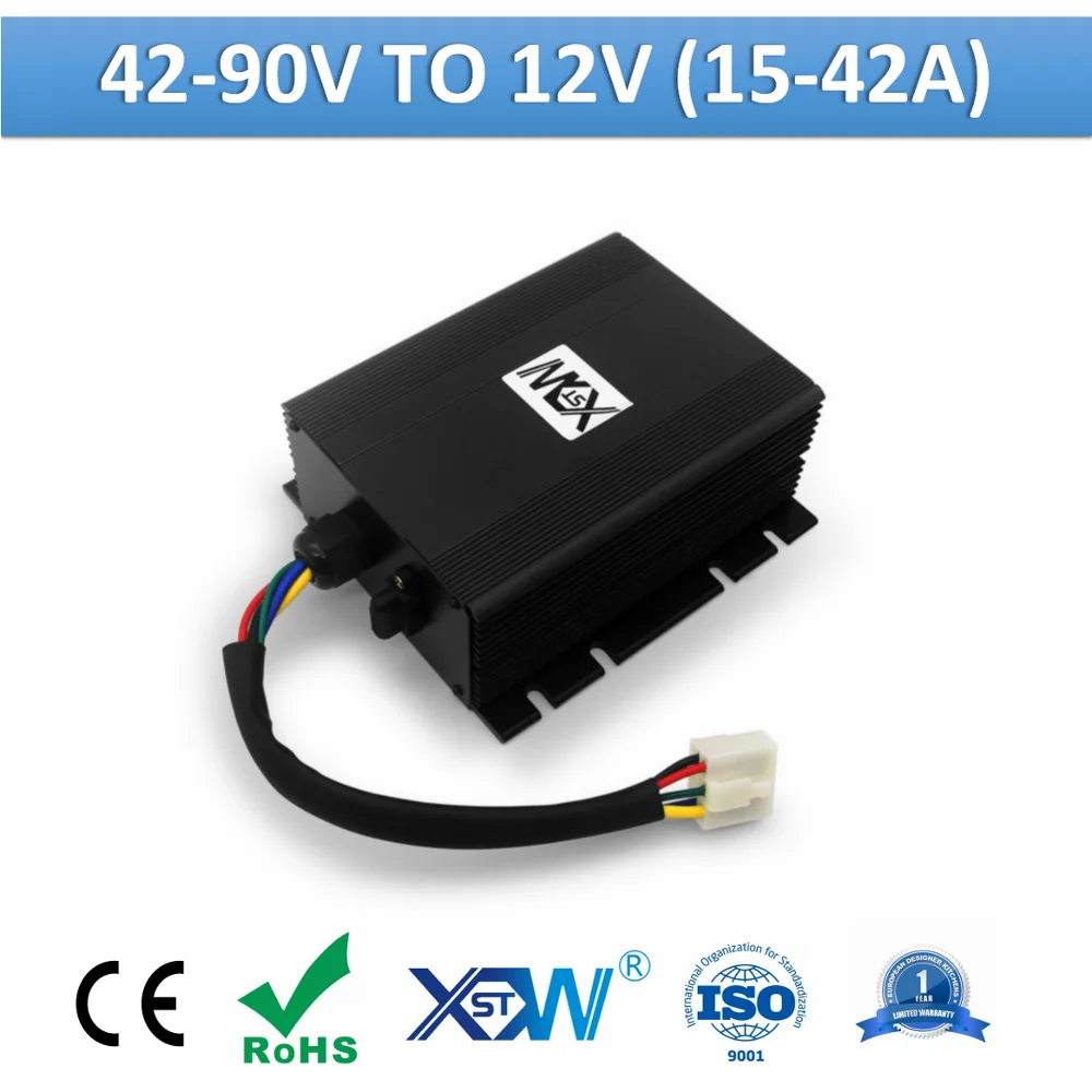 

XWST DC DC Isolation Converter 42-90v 48v 60v 72v 90v to 12v 15A 20A 25A 35A 42A Step Down Isolated Buck Converter